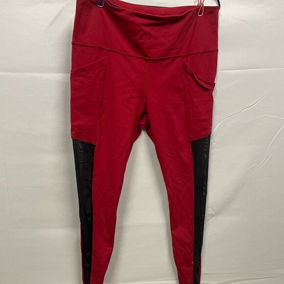 Red Joy Lab Leggings - Picture 1 of 5